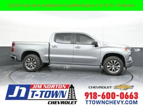 Gray 2025 Chevrolet Silverado 1500 RST for sale in Tulsa, OK