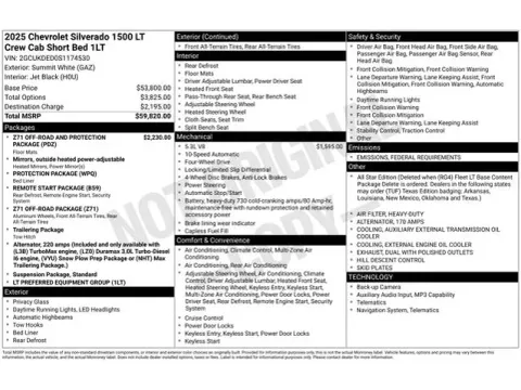 Photos of 2025 Chevrolet Silverado 1500 LT for sale in Tulsa, OK at Jim Norton T-Town Chevrolet