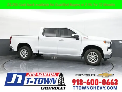 White 2025 Chevrolet Silverado 1500 LT for sale in Tulsa, OK