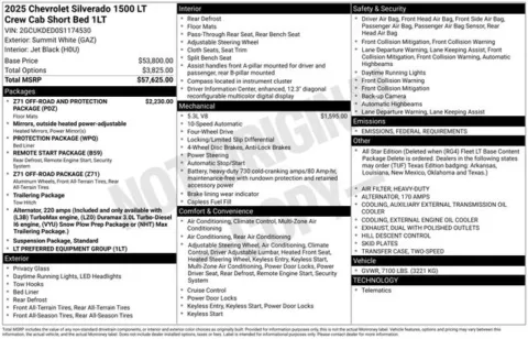 Photos of 2025 Chevrolet Silverado 1500 LT for sale in Tulsa, OK at Jim Norton T-Town Chevrolet