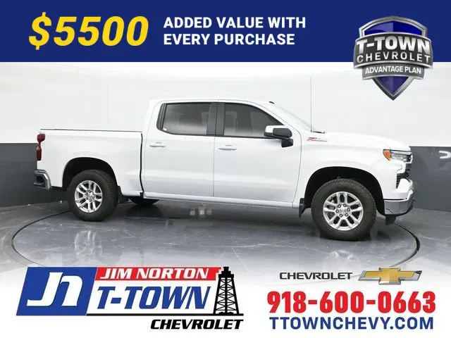 White 2025 Chevrolet Silverado 1500 LT for sale in Tulsa, OK