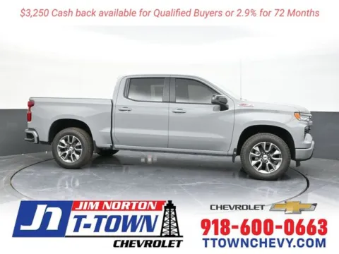 Gray 2025 Chevrolet Silverado 1500 RST for sale in Tulsa, OK