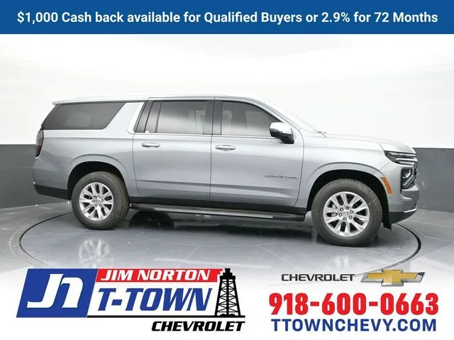 Gray 2025 Chevrolet Suburban Premier for sale in Tulsa, OK