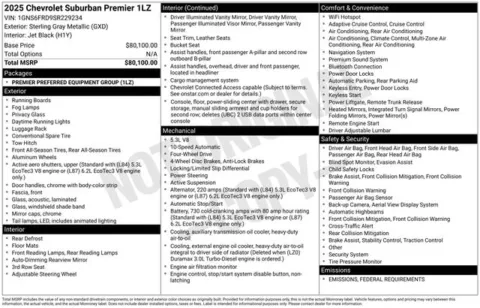 Photos of 2025 Chevrolet Suburban Premier for sale in Tulsa, OK at Jim Norton T-Town Chevrolet