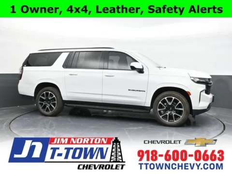White 2023 Chevrolet Suburban RST for sale in Tulsa, OK