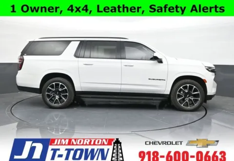 White 2023 Chevrolet Suburban RST for sale in Tulsa, OK