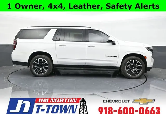White 2023 Chevrolet Suburban RST for sale in Tulsa, OK