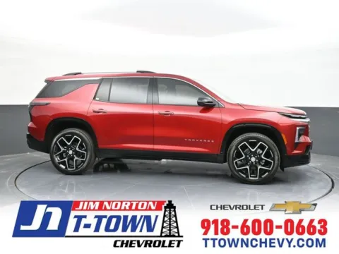 Red 2025 Chevrolet Traverse High Country for sale in Tulsa, OK