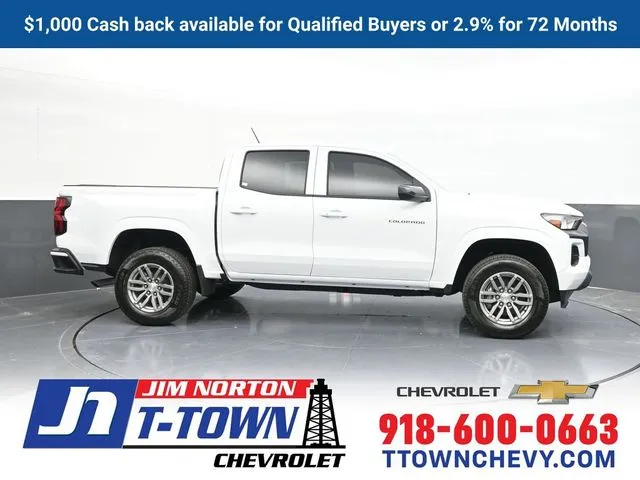 White 2025 Chevrolet Colorado LT for sale in Tulsa, OK