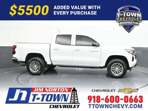 White 2025 Chevrolet Colorado LT for sale in Tulsa, OK