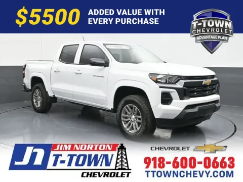 White 2025 Chevrolet Colorado LT for sale in Tulsa, OK