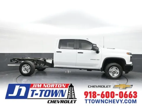 White 2024 Chevrolet Silverado 2500HD Work Truck for sale in Tulsa, OK