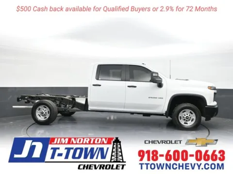 White 2024 Chevrolet Silverado 2500HD Work Truck for sale in Tulsa, OK