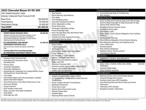 Photos of 2025 Chevrolet Blazer EV RS for sale in Tulsa, OK at Jim Norton T-Town Chevrolet