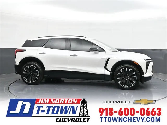 White 2025 Chevrolet Blazer EV RS for sale in Tulsa, OK