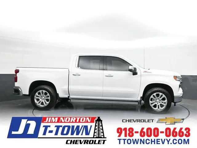 White 2025 Chevrolet Silverado 1500 LTZ for sale in Tulsa, OK