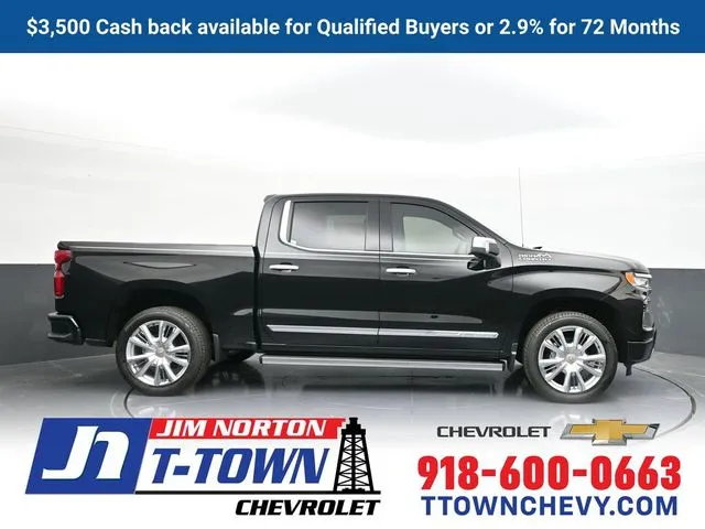 Black 2025 Chevrolet Silverado 1500 High Country for sale in Tulsa, OK