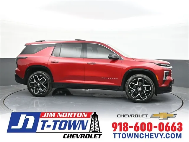 Red 2025 Chevrolet Traverse High Country for sale in Tulsa, OK
