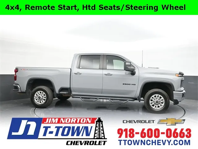 Gray 2024 Chevrolet Silverado 2500HD LT for sale in Tulsa, OK