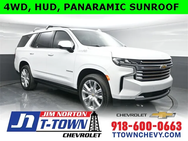 White 2024 Chevrolet Tahoe High Country for sale in Tulsa, OK
