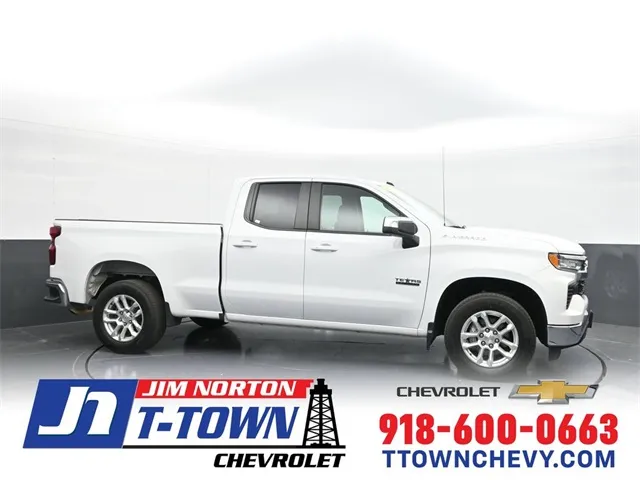 White 2023 Chevrolet Silverado 1500 LT for sale in Tulsa, OK