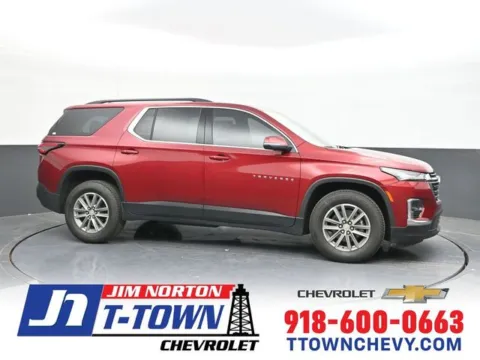 Red 2023 Chevrolet Traverse LT for sale in Tulsa, OK