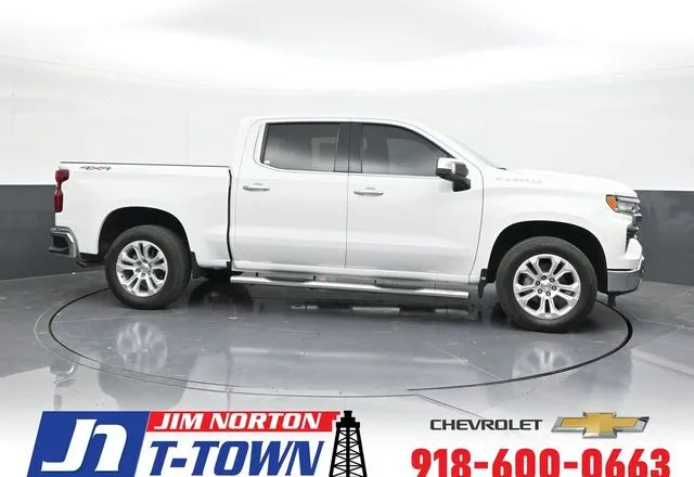 White 2023 Chevrolet Silverado 1500 LTZ for sale in Tulsa, OK