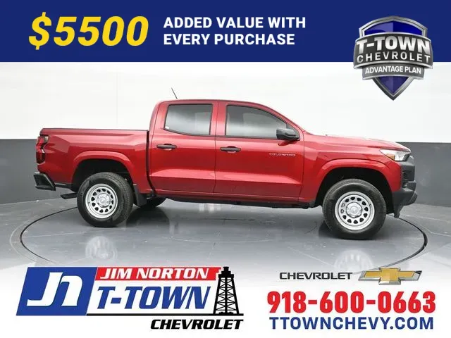 Red 2026 Chevrolet Colorado Work Truck for sale in Tulsa, OK