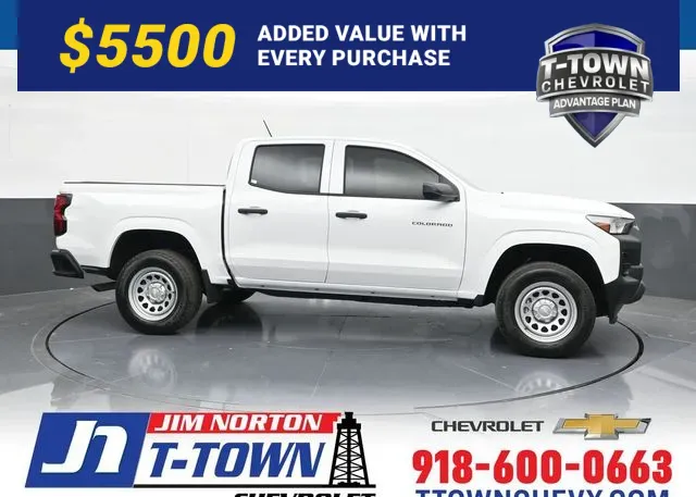 White 2026 Chevrolet Colorado Work Truck for sale in Tulsa, OK