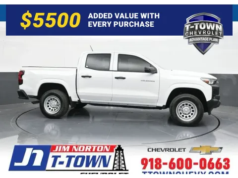 White 2026 Chevrolet Colorado Work Truck for sale in Tulsa, OK