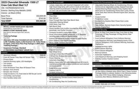 Photos of 2025 Chevrolet Silverado 1500 LT for sale in Tulsa, OK at Jim Norton T-Town Chevrolet