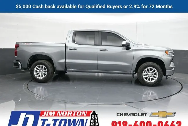 Gray 2025 Chevrolet Silverado 1500 LT for sale in Tulsa, OK