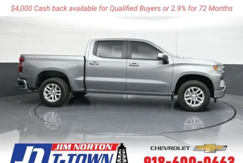 Gray 2025 Chevrolet Silverado 1500 LT for sale in Tulsa, OK