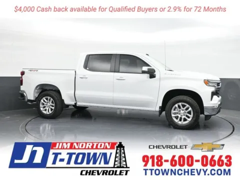 White 2025 Chevrolet Silverado 1500 LT for sale in Tulsa, OK
