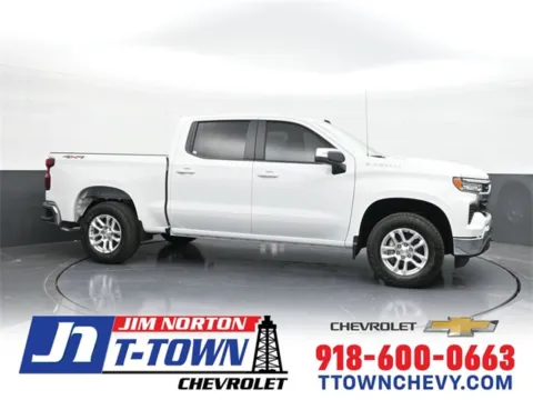 White 2025 Chevrolet Silverado 1500 LT for sale in Tulsa, OK