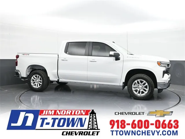 White 2025 Chevrolet Silverado 1500 LT for sale in Tulsa, OK