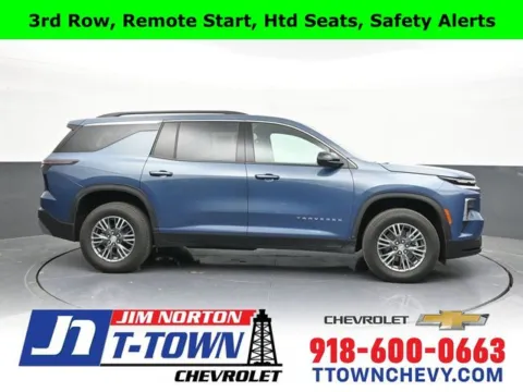 Blue 2025 Chevrolet Traverse LT for sale in Tulsa, OK