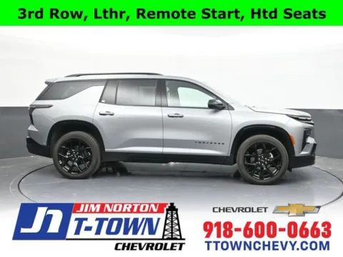 Gray 2024 Chevrolet Traverse RS for sale in Tulsa, OK