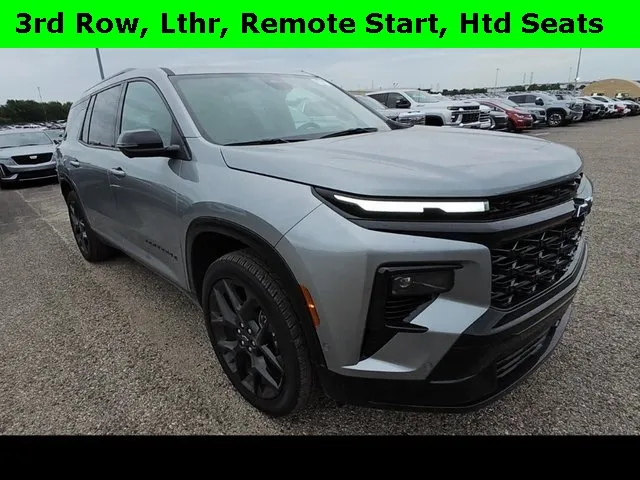 Gray 2024 Chevrolet Traverse RS for sale in Tulsa, OK