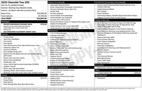 More photos of 2025 Chevrolet Trax 2RS at Jim Norton T-Town Chevrolet, OK