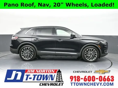 Black 2019 Lincoln Nautilus Reserve for sale in Tulsa, OK