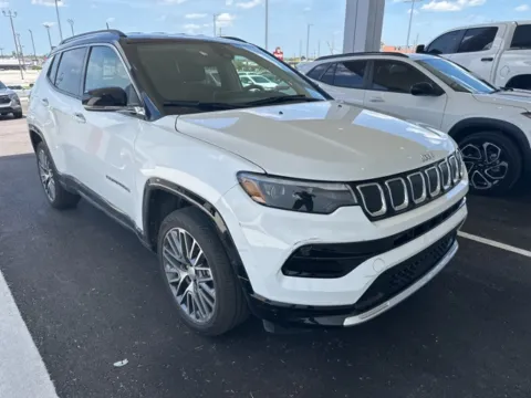 White 2022 Jeep Compass Limited for sale in Tulsa, OK