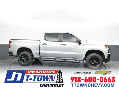 Silver 2020 Chevrolet Silverado 1500 Custom Trail Boss for sale in Tulsa, OK