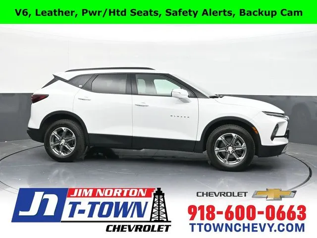 White 2023 Chevrolet Blazer LT for sale in Tulsa, OK