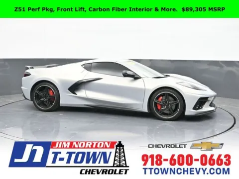 Silver 2021 Chevrolet Corvette Stingray for sale in Tulsa, OK