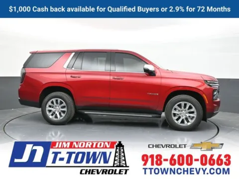 Red 2025 Chevrolet Tahoe Premier for sale in Tulsa, OK