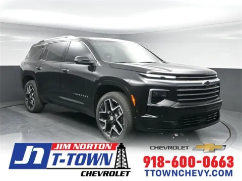 Black 2025 Chevrolet Traverse High Country for sale in Tulsa, OK