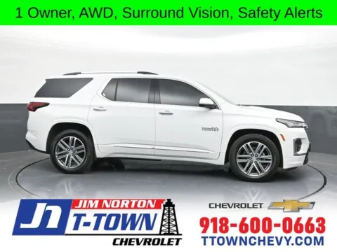 White 2023 Chevrolet Traverse High Country for sale in Tulsa, OK