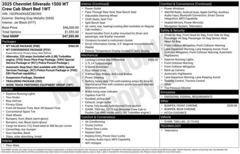 More photos of 2025 Chevrolet Silverado 1500 WT at Jim Norton T-Town Chevrolet, OK