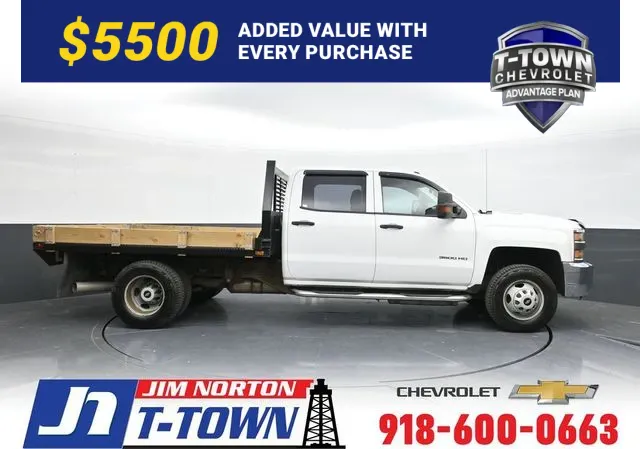 White 2015 Chevrolet Silverado 3500HD Work Truck for sale in Tulsa, OK